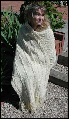 Cabled Shawl
