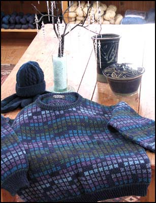 Peacock Colourway in Philosopher’s Wool