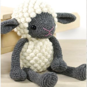 Crocheted Sheep by Mary Beth Achilles