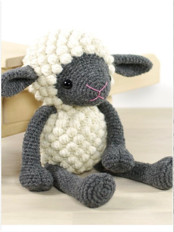 Crocheted Sheep by Mary Beth Achilles